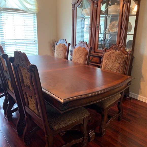 Dining | Dining Table With 6 Chairs And A Buffet | Poshmark